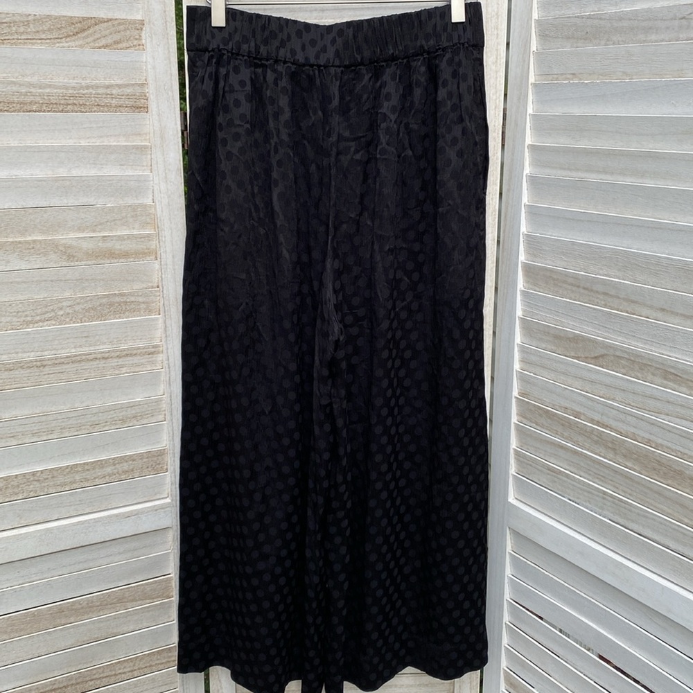 Madewell Huston Drapey Jacquard Pull-on Crop Pants.  Size Medium - Picture 7 of 12